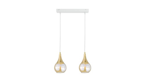 Lampa wisząca nowoczesna 2xE27 LACRIMA WHITE