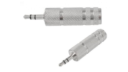 Redukcja wt.Jack 3,5/gn.RCA mono metal