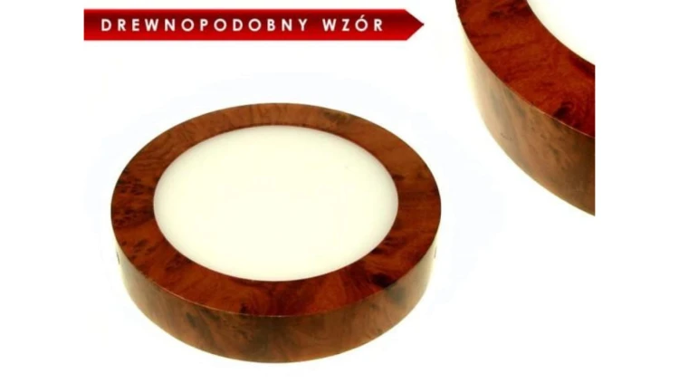 Panel led Winter 12W 230V drewnopodobny A DW