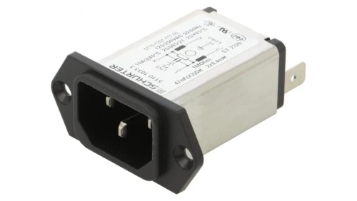 5110.1033.3Złącze zasilające AC gniazdo męskie 10A 250VAC IEC 60320