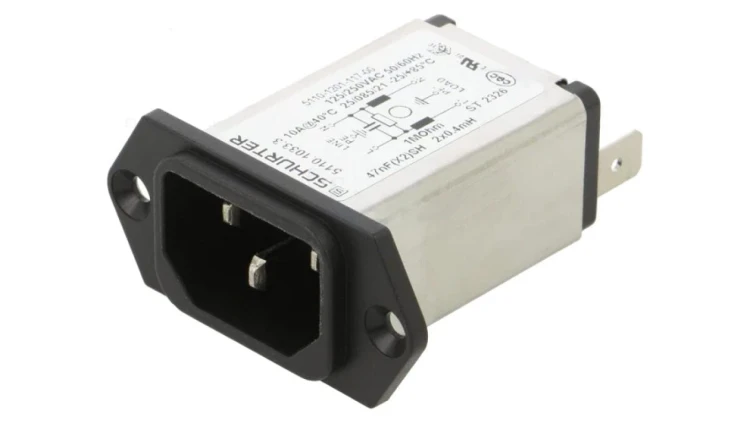 5110.1033.3Złącze zasilające AC gniazdo męskie 10A 250VAC IEC 60320