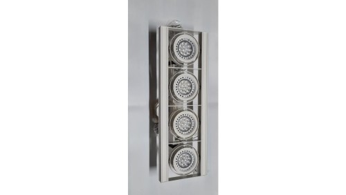 Oprawa zwieszana prostokątna biała 40W/840 4xAR111 LED Flash 1S RELCO
