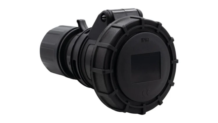 Gniazdo przemysłowe-przenośne 16A 3p 200V-250V /FE/ IP67 czarne