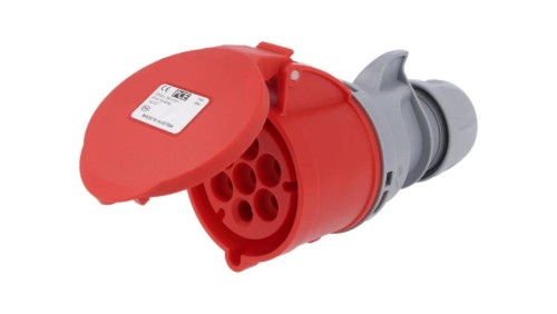 227-6VZłącze zasilające AC 3-fazowe wtyk 32A 400VAC IP44 żeńskie