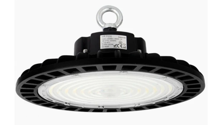 Oprawa przemysłowa LED line High Bay ufo PHANTOM 150W 4000K 190lm/w 28500lm ściemnialny 1-10V 60st. 5 lat gwar.