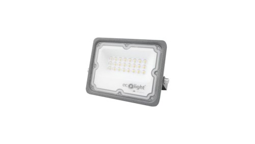 Projektor Naświetlacz LED PREMIUM 20W 2000LM 4000K IP65 kąt 90 stopni szary 3 lata gwar. EC20489