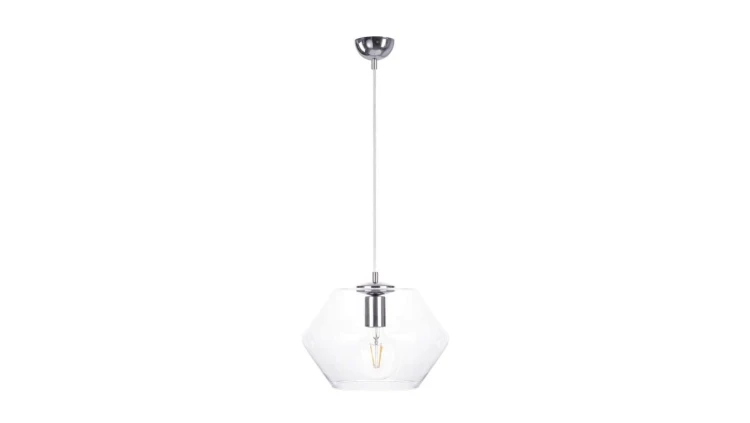 Lampa wisząca nowoczesna 1xE27 EVE SILVER