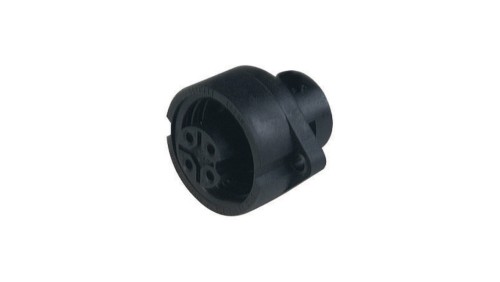 Okrągłe złącze zasilające panelowe (seria CA) żeńskie 4-pin(3+PE) 400 V AC/230 V DC 16 A AC/10 A DC CA 3 GD blau/blue