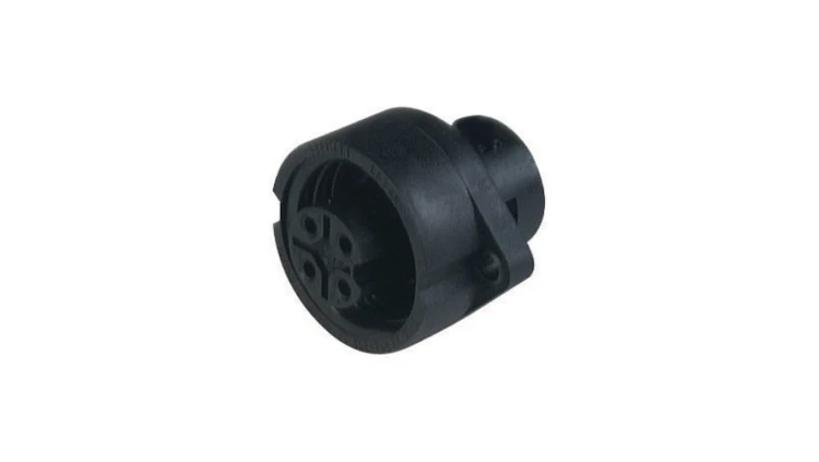 Okrągłe złącze zasilające panelowe (seria CA) żeńskie 4-pin(3+PE) 400 V AC/230 V DC 16 A AC/10 A DC CA 3 GD blau/blue