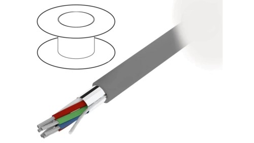 5094C-SL005 Przewód na rolce 30,5 Xtra Guard 4x24AWG folia Al-PET PVC ciemnoszary