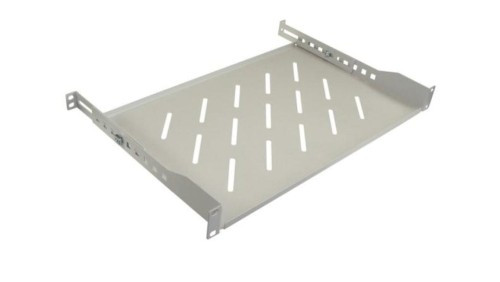 Półka regulowana 19cali 1U głębokość 280mm V RAL7035