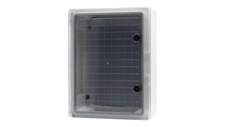 Szafa z tworzywa 300x400x195 mm IP65 drzwi przeźroczyste