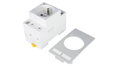 4000-68000-0050000 Gniazdo typu E 250VAC 16A na panel, złącze widełkowe 6mm IP20