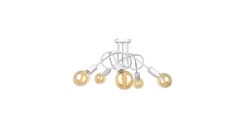Lampa sufitowa nowoczesna 5xE27 RUMBA WHITE