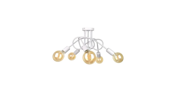 Lampa sufitowa nowoczesna 5xE27 RUMBA WHITE