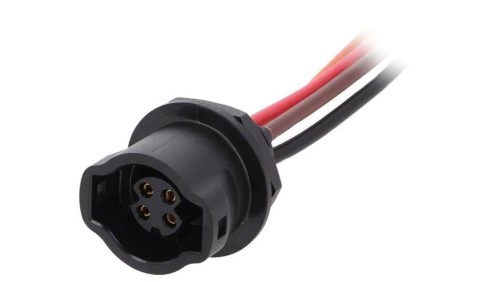 CB-04RFFC-RC7A10 Złącze okrągłe gniazdo CB żeński 4PIN push-pull złocony