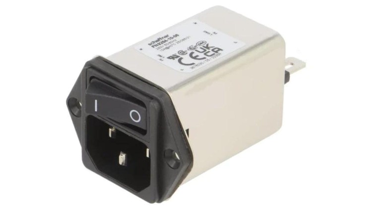 Złącze zasilające AC męskie 250VAC -25÷85C FN9264-10-06