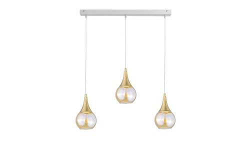 Lampa wisząca nowoczesna 3xE27 LACRIMA WHITE