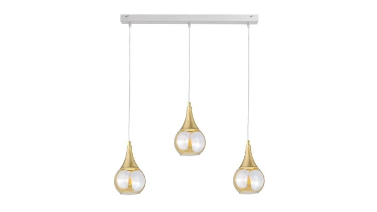 Lampa wisząca nowoczesna 3xE27 LACRIMA WHITE