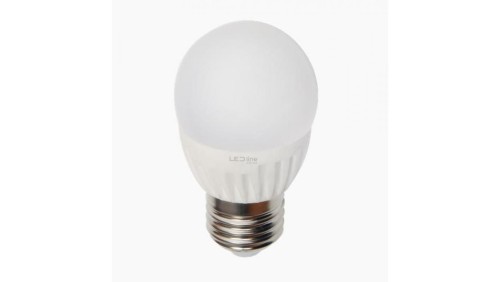 LED line PRIME żarówka LED E27 7W 4000K neutralna 1000lm CERAMICZNA G45 KULKA 5 lat gwar.