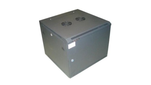 Szafa 19cali wisząca PILO 9U 600x600 RAL9004 blacha