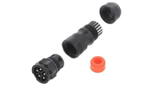 DC-05BMMB-QL8SPP Złącze okrągłe wtyk na przewód 5PIN męski ze stykami X-Lok