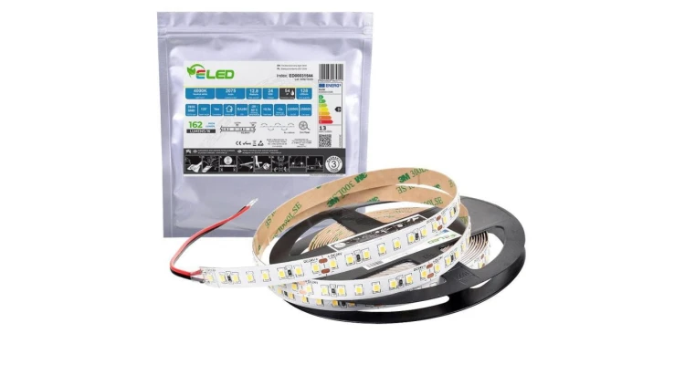 Taśma LED 2835 640 SMD 24V 12.8W 162lm/W neutralna 4000K IP54 - ED00031544 /odcinki po 5 m/