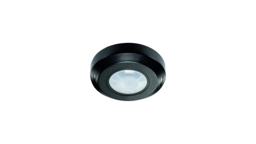 Czujnik ruchu PIR natynkowy IP20 360 st. 300W zasięg 6m czarny w całości CP-6C