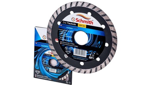 Tarcza diamentowa 230mm 22,2mm do gresu płytek betonu turbo Schmith