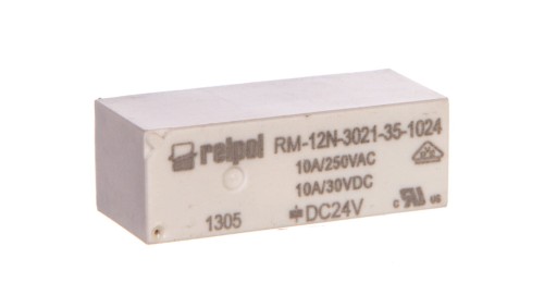 Przekaźniki miniaturowy 1P 10A 24V DC PCB RM12N-3021-35-1024 2614939