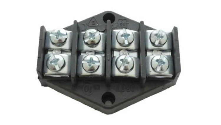 Płytka szyna rozgałęźna odgałęźna łączeniowa złączka 4x2,5mm2 - 4 tory / 24600
