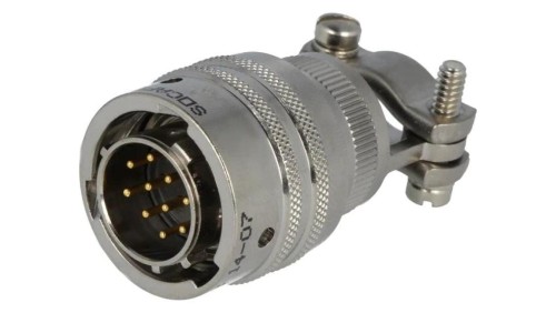 PT06E1210PSR23 Złącze okrągłe wtyk na przewód 10PIN męski lutowanie 600V
