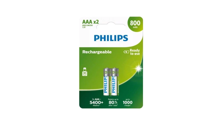 Akumulator Ni-MH R03 / AAA 800mAh R03B2A80/10 /blister 2szt./