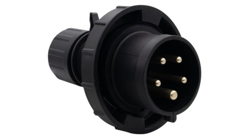 Wtyczka siłowa 16A 5p 380V-415V /FE/ IP67 czarna