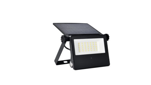 Projektor solarny LED mikrofalowy czujnik ruchu i zmierzchu SN-1 1.4W 4000K 400lm IP65 czarny naświetlacz EC20119