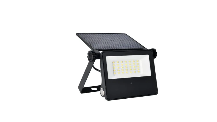 Projektor solarny LED mikrofalowy czujnik ruchu i zmierzchu SN-1 1.4W 4000K 400lm IP65 czarny naświetlacz EC20119