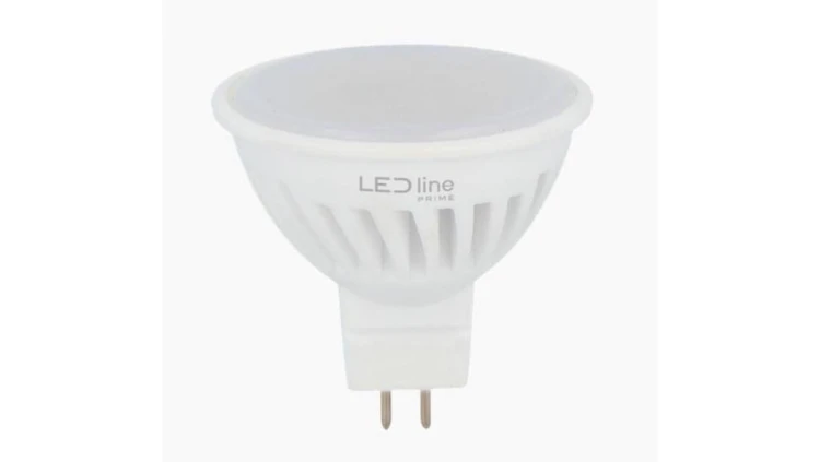 LED line PRIME żarówka LED MR16 8,5W 4000K neutralna 1020lm 10-18V AC/DC CERAMICZNA 5 lat gwar.