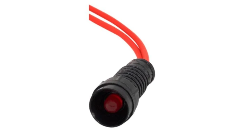 Kontrolka diodowa fi 5mm, 230V czerwona/red
