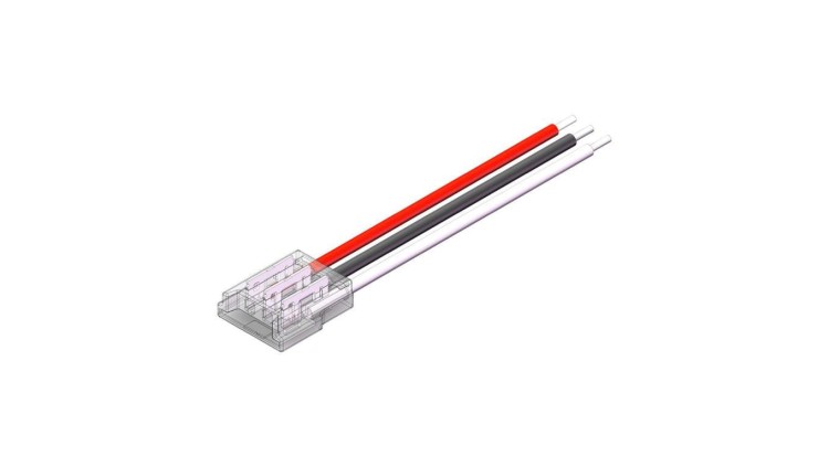Złącze do taśmy LED - MC - CCT 10mm - SMD - jednostronne z przewodem - ED00033894