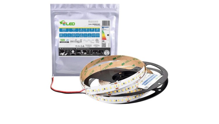 Taśma LED 2835 800 SMD 24V 18W 159lm/W ciepła 3000K IP20 - ED00031547 /odcinki po 5 m/