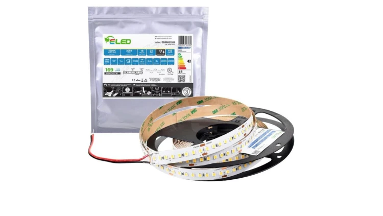 Taśma LED 2835 800 SMD 24V 18W 169lm/W neutralna 4000K IP54 - ED00031551 /odcinki po 5 m/