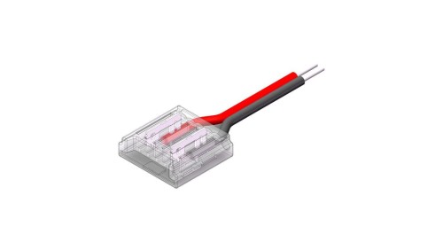 Złącze do taśmy LED - MC - MONO 12mm - SMD - jednostronne z przewodem - ED00033893