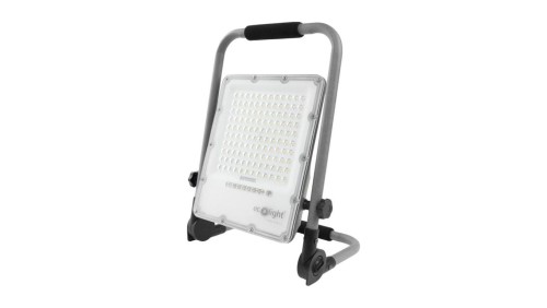 Projektor przenośny z akumulatorem 50W 1620lm 5000K 6Ah 5V DC 2A IP65 szary 3 lata gwar. EC20496