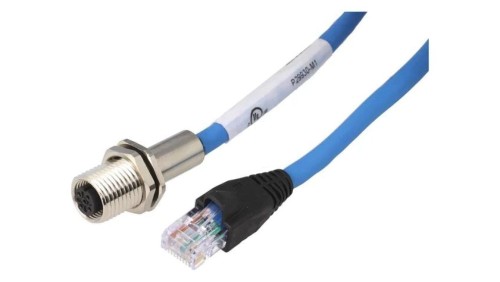 P29930-M1 Adapter M12 żeński,RJ45 wtyk kod D-Ethernet 4PIN IP65 1m