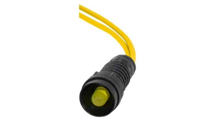 Kontrolka diodowa fi 5mm, 230V żółta/yellow