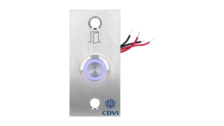 Przycisk wyjścia NO/NC LED + szyld INOX