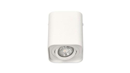 Lampa sufitowa HARYS K natynkowa oprawa punktowa nowoczesna TUBA kwadratowa GU10 biała MK MEGAKABEL