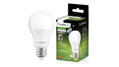 Żarówka LED E27 10W 1055lm 4000K Neutralna z Czujnikiem Ruchu i Zmierzchu Lumiled