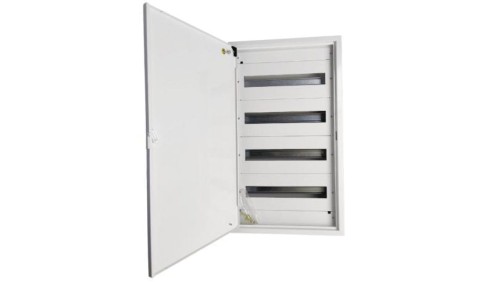 Rozdzielnica natynkowa metalowa 72 modułowa 4x18 436x755x130 RAL9003 IP30 MN72/4/18