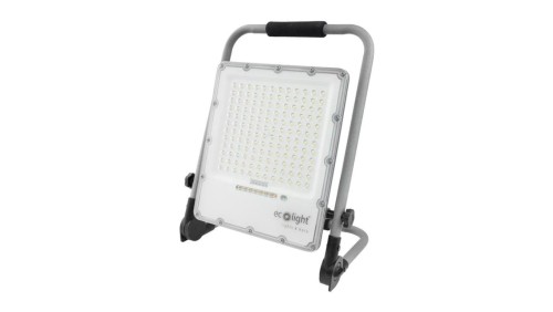 Projektor przenośny z akumulatorem 100W 2340lm 5000K 9Ah 5V DC 2A IP65 szary 3 lata gwar. EC20497